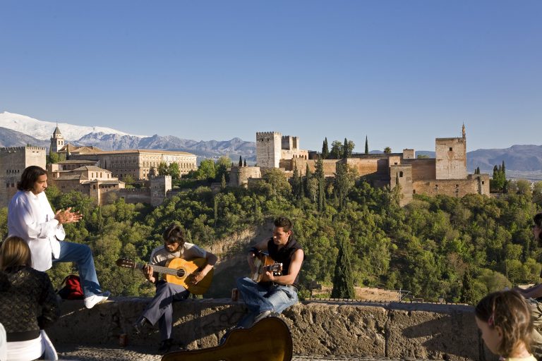 Mirador de San Nicolás, en el barrio del Albaicín
